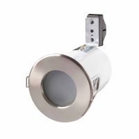 Robus Fire Rated IP65 Downlight Brushed Chrome