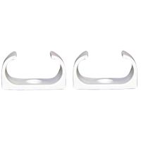 ECO16 Oval Fixing Clips for 16mm Oval Conduit Pack of 2