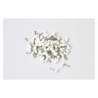Bellwire Clips White Pack of 100