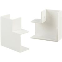 Cable Trunking Flat Angle 16 x 38mm Pack of 2