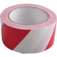 Barrier Tape 70mm x 100m Red & White 