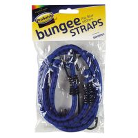 ProSolve 600mm Blue Bungee Straps Twin Pack