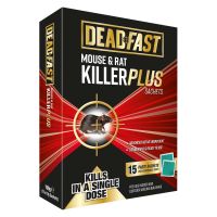 Deadfast Mouse & Rat Killer Plus x 15 Sachets