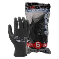 Blackrock PU Palm Coated Grip Gloves 6 Pair Pack