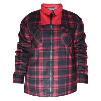 Red Check Padded Work Shirt