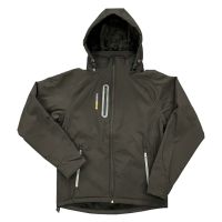 HardEdge Black Soft Shell Jacket With Hood