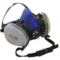 Twin Half Mask Respirator & P2 Dust Filter Cartridges