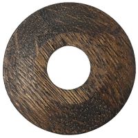 Solid Oak Pipe Covers for Dark Oak Flooring Pack of 2
