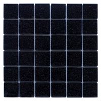 Galaxy Black Glass Mosaic Wall Tile 300 x 300mm