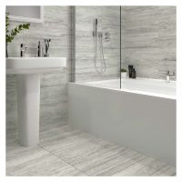 Veneto Matt Grey Porcelain Floor & Wall Tile 300 x 600mm