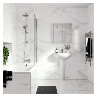 Calacatta White Porcelain Floor & Wall Tile 300 x 600mm