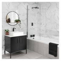 Carrara Gloss White Ceramic Wall Tile 250 x 500mm