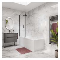 Grey Onyx Marble Polished Porcelain Floor & Wall Tile 600 x 1200mm