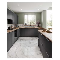 Straturio Marble Polished Porcelain Floor & Wall Tile 600 x 600mm