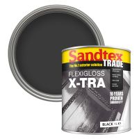 Sandtex Exterior Flexigloss X-tra Black 1L