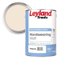 Leyland Trade Hardwearing Matt Emulsion Magnolia 5ltr