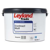 Leyland Contract Matt Emulsion Magnolia 10ltr