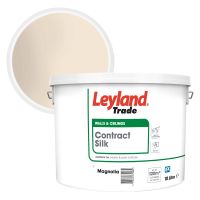 Leyland Trade Contract Silk Emulsion Magnolia 10ltr