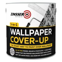 Zinsser 3-in-1 Wallpaper Cover-Up Matt White 2.5ltr