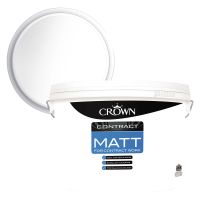 Crown Contract Matt For Contractors Emulsion White 10ltr