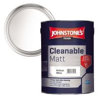 Johnstones Cleanable Matt Emulsion Brilliant White 5ltr