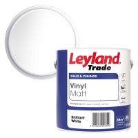 Leyland Trade Vinyl Matt Emulsion Brilliant White