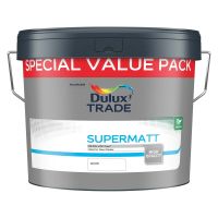Dulux Trade Supermatt White Emulsion 12L