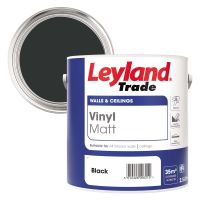 Leyland Trade Vinyl Matt Emulsion Black