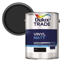 Dulux Trade Vinyl Matt Emulsion Black 5ltr