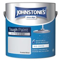 Johnstones Bathroom Mid Sheen Emulsion Frosted Silver 2.5ltr