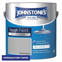 Johnstones Bathroom Mid Sheen Emulsion Summer Storm 2.5ltr