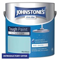 Johnstones Bathroom Mid Sheen Emulsion Blue Shore 2.5ltr