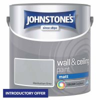 Johnstones Vinyl Matt Emulsion Manhattan Grey