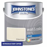 Johnstones Vinyl Matt Emulsion Antique Cream
