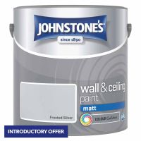 Johnstones Vinyl Matt Emulsion Frosted Silver