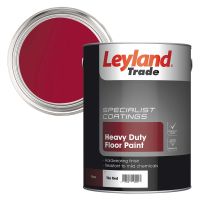 Leyland Trade Heavy Duty Floor Paint Tile Red 5L
