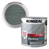 Ronseal Ultimate Decking Stain Stone Grey 2.5ltr