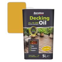 Barrettine All In One Deck Oil Light Oak 5ltr