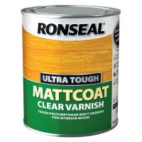 Ronseal Mattcoat Varnish Clear 750ml