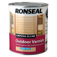 Ronseal Crystal Clear Outdoor Satin Varnish