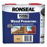Ronseal Total Wood Preserver Clear 2.5ltr