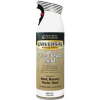 Rust-Oleum Universal All-Surface Spray Paint Satin White 400ml
