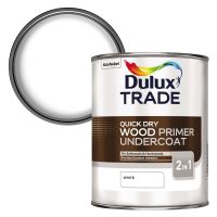 Dulux Trade Quick Drying Wood Primer Undercoat White