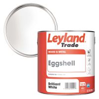 Leyland Trade Eggshell Brilliant White 2.5ltr
