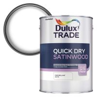 Dulux Trade Quick Dry Satinwood Brilliant White 2.5ltr