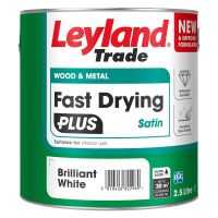 Leyland Fast Drying Plus Satin Brilliant White 2.5L