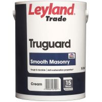Leyland Trade Truguard Smooth Masonry Paint Cream 5ltr