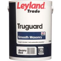 Leyland Trade Truguard Smooth Masonry Paint Quarry Red 5ltr