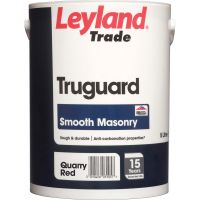Leyland Trade Truguard Smooth Masonry Paint Quarry Red 5L