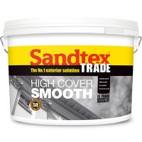 Sandtex Trade High Cover Smooth Masonry Paint Magnolia 10ltr